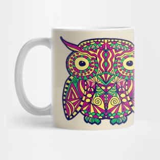 coloured owl Mug